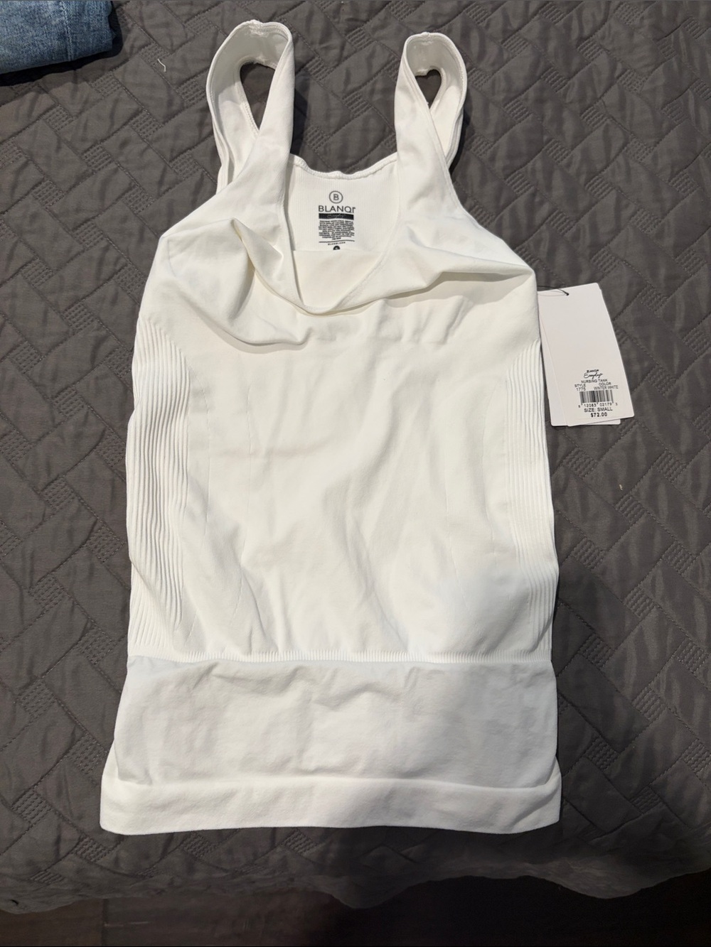 BLANQI White Supportive Nursing & Maternity Tank